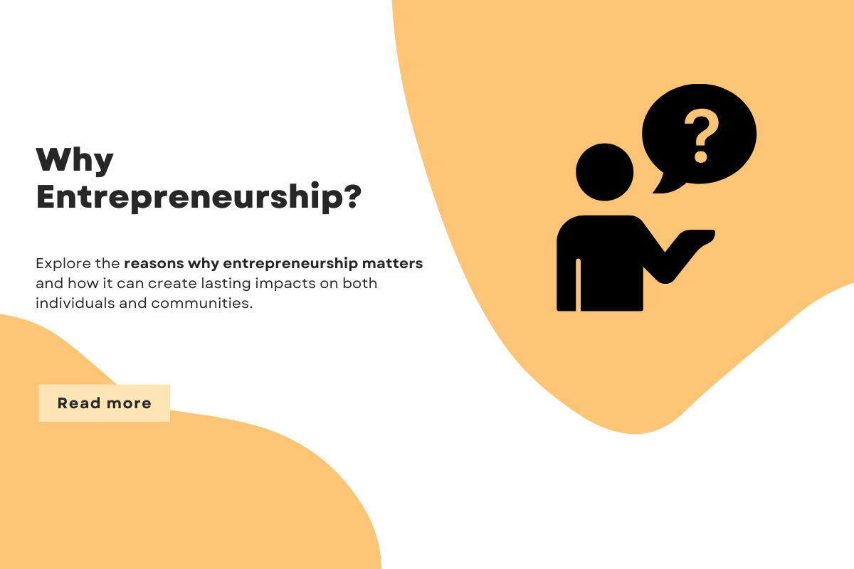 Why Entrepreneurship?